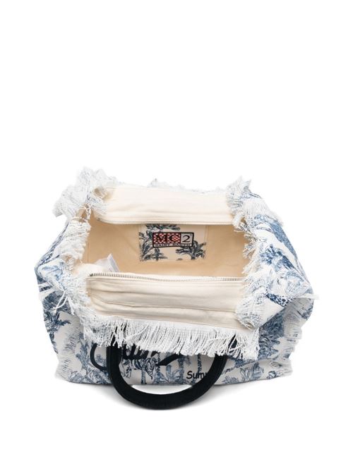 Borsa donna a spalla Vanity con palme MC2 SAINT BARTH | VANITY shoulder02156L